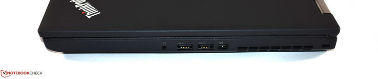 rechts: Audio-Kombo-Port, 2x USB 3.0 Typ-A, mini-DisplayPort