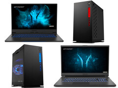 Aldi: Erazer Defender P10 und Beast X10 17 Zoll Gaming-Laptops sowie Engineer X10 und Hunter X10 Gaming-Desktops.