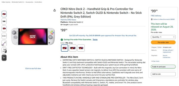 Amazon hat das Release-Datum des Nitro Deck 2 verraten