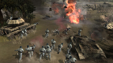 Im Bild: Ein Gameplay-Screenshot aus Company of Heroes.