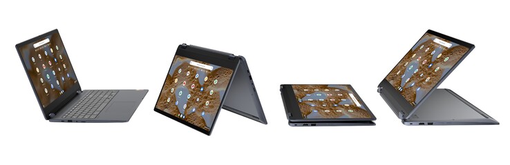 Das IdeaPad Flex 3i von allen Seiten (Bild: Lenovo)