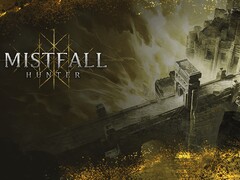 Das offizielle Mistfall Hunter Key-Artwork zeigt die düstere Fantasy-Welt von Gyldenmist