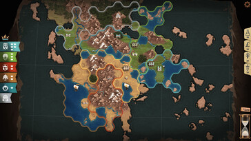 Im Bild: Ein Gameplay-Screenshot aus Ozymandias: Bronze Age Empire Sim.