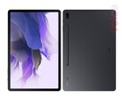 Die offiziellen Renderbilder zum Samsung Galaxy Tab S7 Lite zeigen uns ein vertrautes Galaxy Tablet-Design. (Bild: Evan Blass)