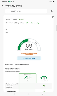 Lenovo Tab K9 Software