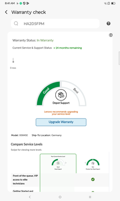 Lenovo Tab K9 Software – Garantieüberprüfung
