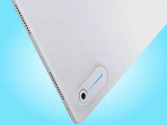 Nahaufnahme der Glowbar am Googlebook Duet m