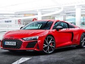 Der verbrennende R8 wird Ende diesen Jahres in den Ruhestand geschickt (Bild: Audi)