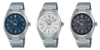 Von links nach rechts: die Uhren Casio EFK100D-2A, EFK100D-7A und EFK100CD-1A. (Bildquelle: Casio)