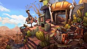 Im Bild: Ein Gameplay-Screenshot aus Deponia.