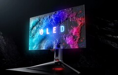 Der Asus ROG Swift PG27AQDM setzt als einer der ersten Gaming-Monitore auf ein LG OLED Meta-Panel. (Bild: Asus)