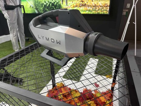 Der neue Laubbläser von Lymow...
