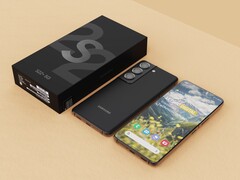 Geleakte Screen-Protektoren geben einen Vorgeschmack auf das Frontdesign von Samsung Galaxy S22 und Galaxy S22+ (Bild: LetsGoDigital)
