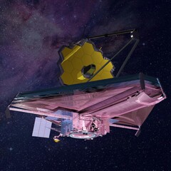 Konzeptionelles Bild des James-Webb-Weltraumteleskops (Bildquelle: NASA)