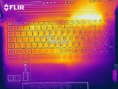 Wärmeentwicklung Oberseite (Last)