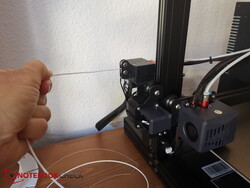 PLA-Rest lässt sich nicht herausziehen