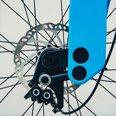 Wenig überraschend kommen Scheibenbremsen zum Einsatz