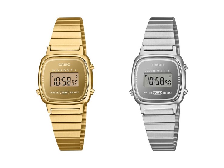 Die Casio Classic LA670WEGS-9A (links) und LA670WES-7A (rechts).