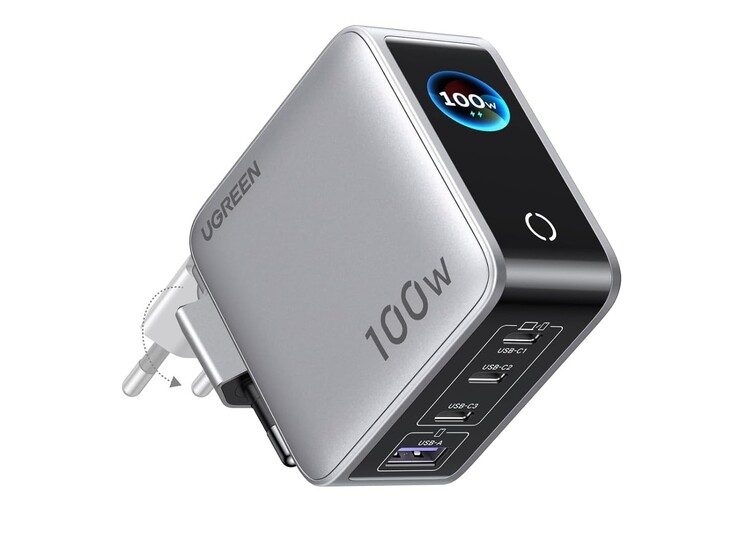 Das neue Ugreen Nexode Pro 100W Ladegerät verfügt über vier Anschlüsse
