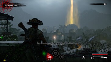 Im Bild: Ein Gameplay-Screenshot aus Zombie Army 4.