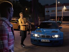 Screenshot aus dem Reveal-Trailer von Clutch mit einem modifizierten BMW