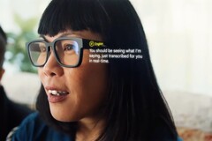 Die neueste AR-Brille von Google soll Sprachbarrieren durchbrechen, indem Untertitel angezeigt werden. (Bild: Google)