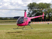 Ein R22-Helikopter