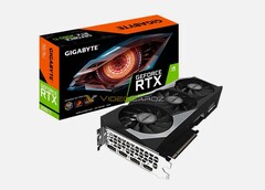 Die Nvidia GeForce RTX 3060 Ti dürfte etwas weniger leistungsstark, aber auch günstiger als eine RTX 3070 werden. (Bild: Gigabyte, via VideoCardz)