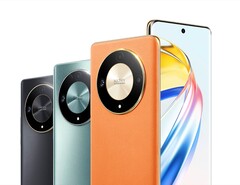 Das Honor X9b wird in drei Farben angeboten, die Leder-Textur gibts nur in Orange. (Bild: Honor)