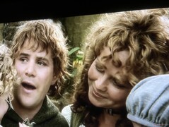 Details in hellen Bereichen, wie z. B. Rosie Cottons Haare, bleiben mit leichten Unschärfen ziemlich klar. (Bild: The Lord of the Rings: The Return of the King von New Line Cinema)