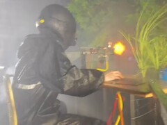 Instagram-User ryc._1216 hat ein Gaming-Setup gebaut, das Schüsse, Regen und Wind simuliert. (Bildquelle: ryc._1216 via Instagram)