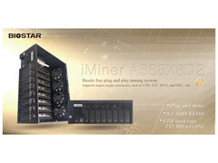 Biostar iMiner A588X8D2 ist eher für andere Länder gedacht. (Quelle: Biostar)