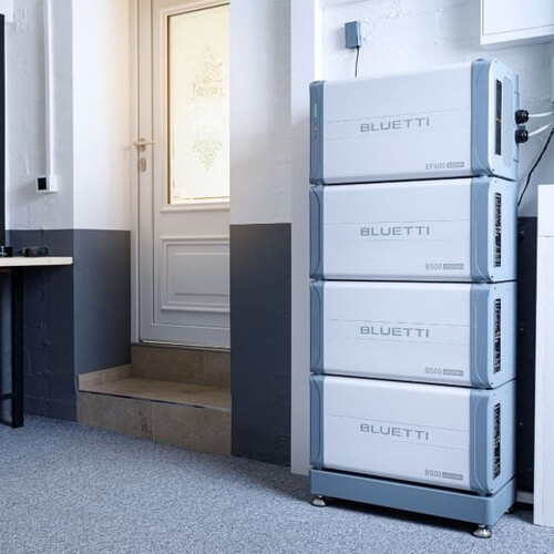 Anwendungsbeispiel für Bluetti Energiespeichersystem