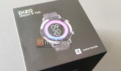 Die Realme Dizo Watch R Talk besitzt eine deutlich größere Lünette als die reguläre Dizo Watch R. (Bild: 91mobiles)