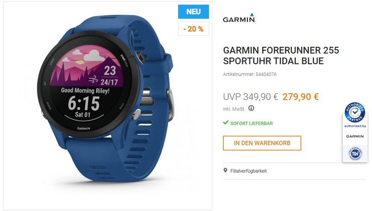 Die Uhr ist mit 20 Prozent Rabat erhältlich