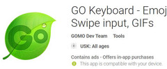 Go Keyboard: Android-App soll Malware sein