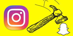 Social Media: Instagram schlägt Snapchat und Co.