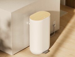 Der Mill Abfalleimer soll die Umwelt schützen, indem Essensreste in Nahrung für Hüner verwandelt werden. (Bild: Mill)