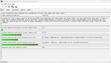 LatencyMon - Übersicht