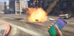 In GTA 5 kann man das Note 7 jetzt als Bombe einsetzen.