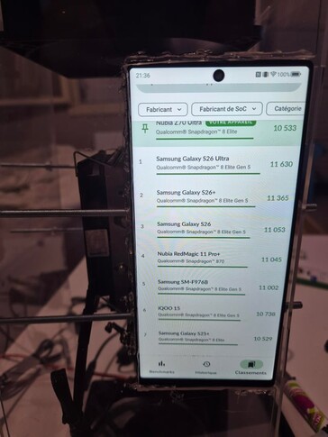 Das modifizierte Z70 Ultra in einer nicht näher bezeichneten 3DMark-Bestenliste