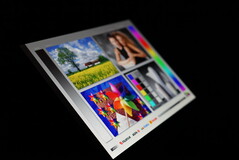 Die Blickwinkel sind wie für IPS-Displays üblich sehr gut aber nicht auf Niveau eines OLED-Panels
