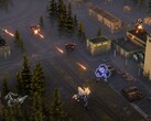 Das Bild zeigt einen Kampf in Phantom Brigade, das derzeit mit 60 % Rabatt auf Steam erhältlich ist.