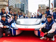 VTC Sophie 8X: Solarbetriebenes E-Auto gewinnt die World Solar Challenge 2025 durch Australien in der Cruiser-Klasse. (Bildquelle: Bridgestone)