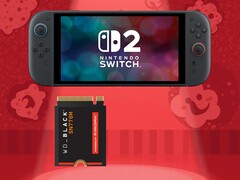 Die Nintendo Switch 2 mit einer M.2-2230-NVMe-SSD