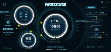 Zotac FireStorm - GPU-Funktionen