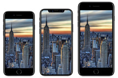 Das diesjährige iPhone-Trio soll iPhone 8, iPhone Edition und iPhone 8 Plus heißen (von links nach rechts)