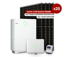 Solaranlage mit LiFePO4-Stromspeicher und Hybridwechselrichter (Bild: SAJ, Ulica, Actec Solar)