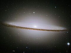 Ein Bild der Sombrero-Galaxie