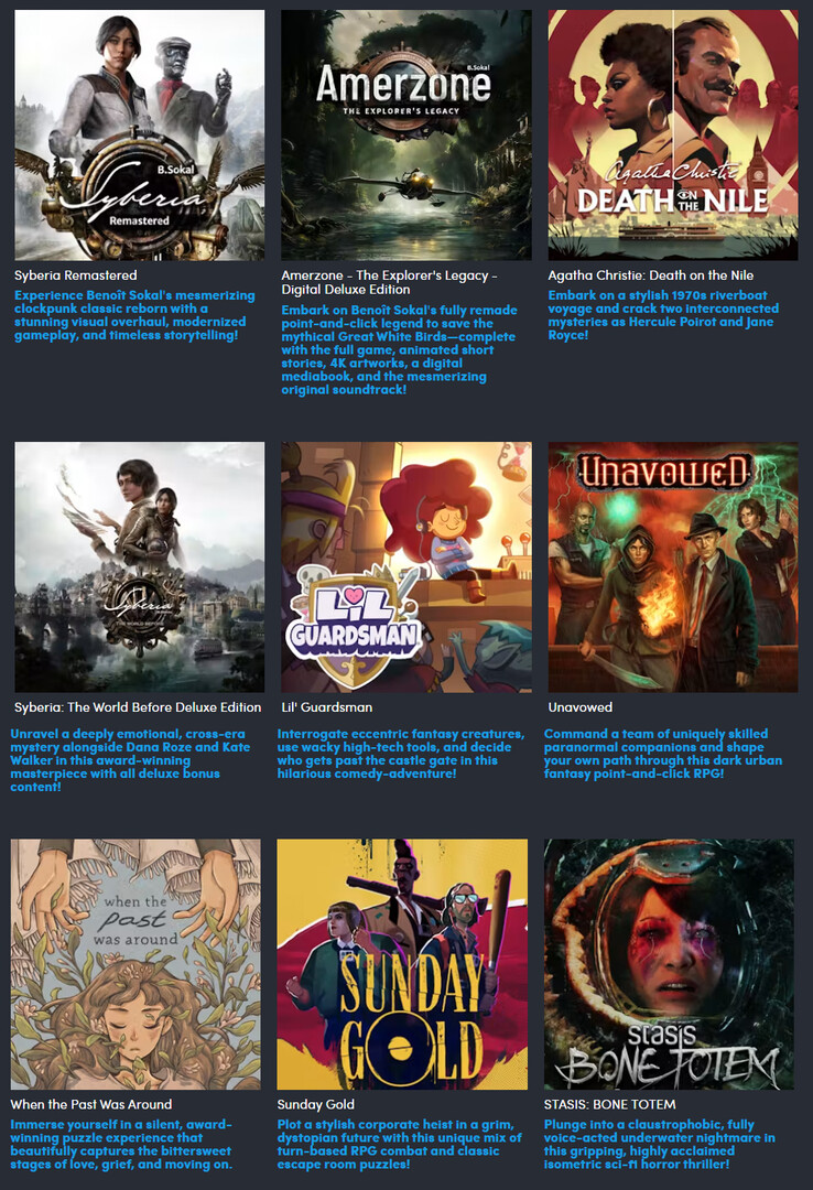 Alle Spiele aus dem